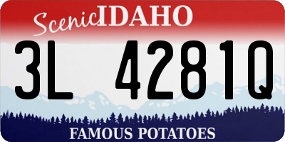 ID license plate 3L4281Q