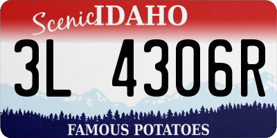 ID license plate 3L4306R