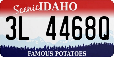 ID license plate 3L4468Q