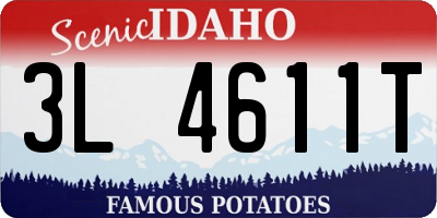ID license plate 3L4611T
