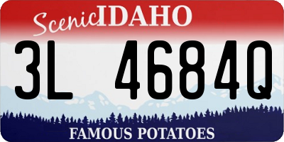 ID license plate 3L4684Q