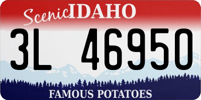 ID license plate 3L4695O