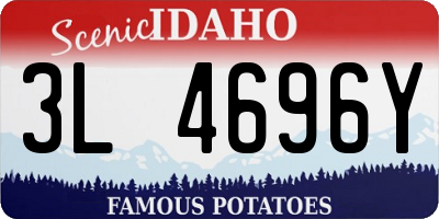 ID license plate 3L4696Y