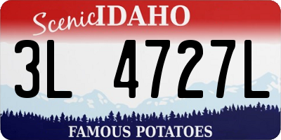ID license plate 3L4727L