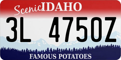 ID license plate 3L4750Z