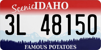 ID license plate 3L4815O