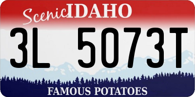 ID license plate 3L5073T