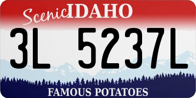 ID license plate 3L5237L