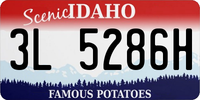 ID license plate 3L5286H