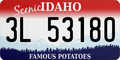 ID license plate 3L5318O