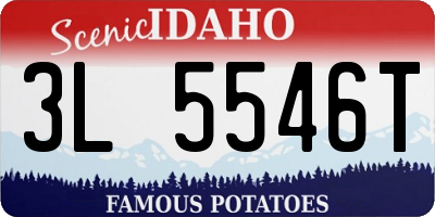 ID license plate 3L5546T