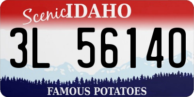 ID license plate 3L5614O