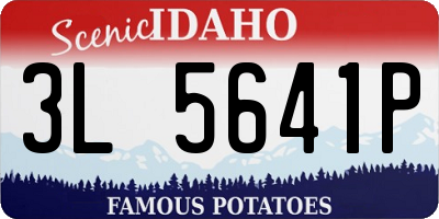 ID license plate 3L5641P