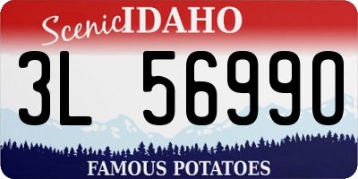 ID license plate 3L5699O