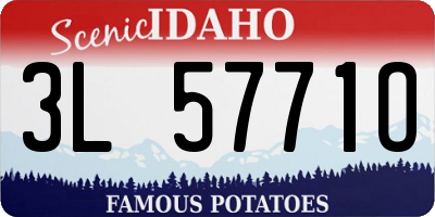 ID license plate 3L5771O