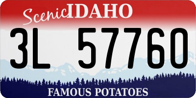 ID license plate 3L5776O