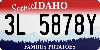 ID license plate 3L5878Y