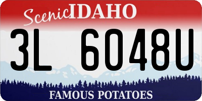 ID license plate 3L6048U