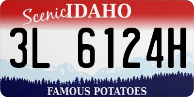 ID license plate 3L6124H