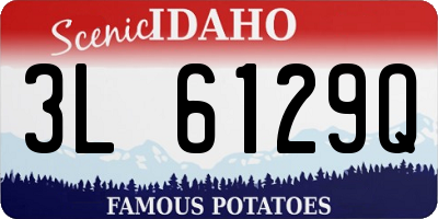 ID license plate 3L6129Q