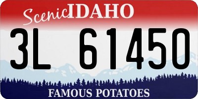 ID license plate 3L6145O