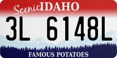 ID license plate 3L6148L