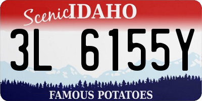 ID license plate 3L6155Y