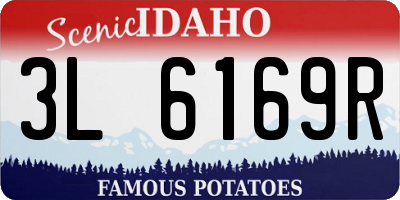 ID license plate 3L6169R