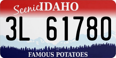 ID license plate 3L6178O