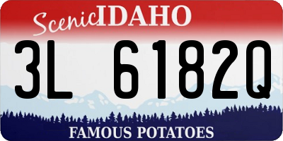 ID license plate 3L6182Q