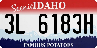 ID license plate 3L6183H