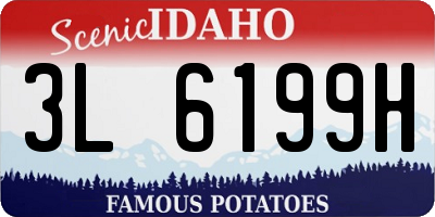 ID license plate 3L6199H