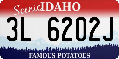 ID license plate 3L6202J