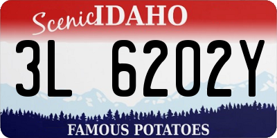 ID license plate 3L6202Y