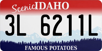 ID license plate 3L6211L