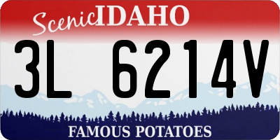 ID license plate 3L6214V