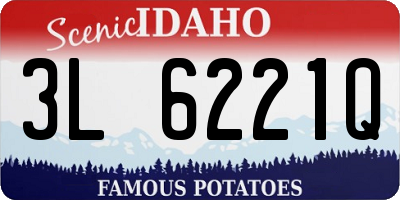 ID license plate 3L6221Q