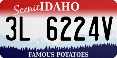 ID license plate 3L6224V