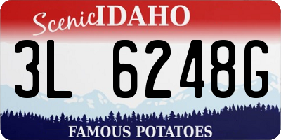 ID license plate 3L6248G