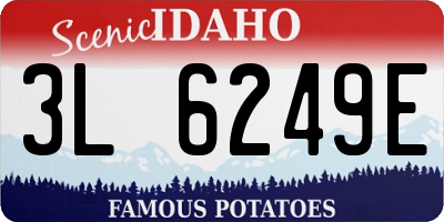 ID license plate 3L6249E