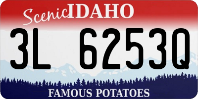 ID license plate 3L6253Q