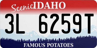 ID license plate 3L6259T