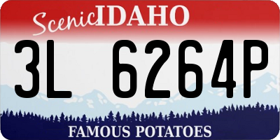 ID license plate 3L6264P