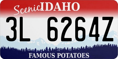 ID license plate 3L6264Z