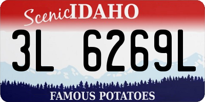 ID license plate 3L6269L