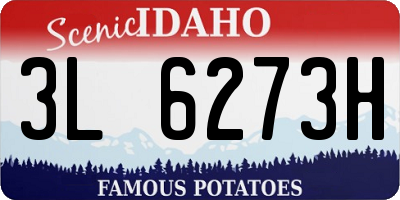ID license plate 3L6273H
