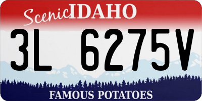 ID license plate 3L6275V