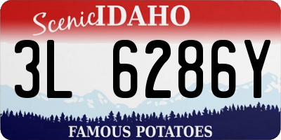 ID license plate 3L6286Y