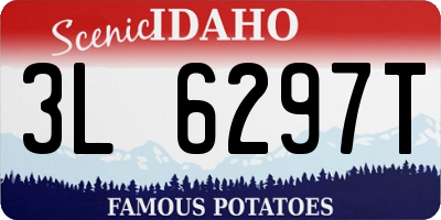 ID license plate 3L6297T