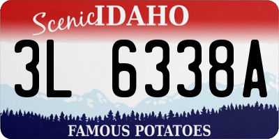 ID license plate 3L6338A